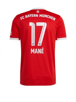 Bayern Munich Sadio Mane #17 Heimtrikot 2022-23 Kurzarm